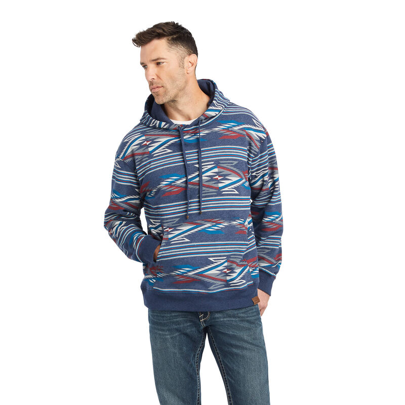 Ariat Hoodie Herren - All-Over Print Chimayo Mehrfarbig ( KPGNV-6239 )